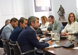 El concejal de Desarrollo Urbano, Manuel Campa, ayer en Madrid en la reunión de la comisión de Vivienda de la FEMP.