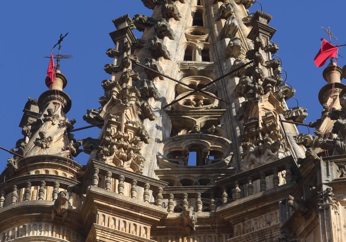 La Catedral, el año pasado, tras la colocación de las banderas.