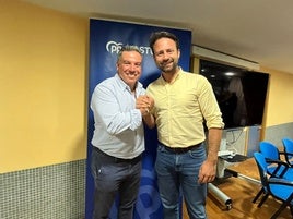 Fernando Figaredo y Álvaro Queipo, tras el congreso.