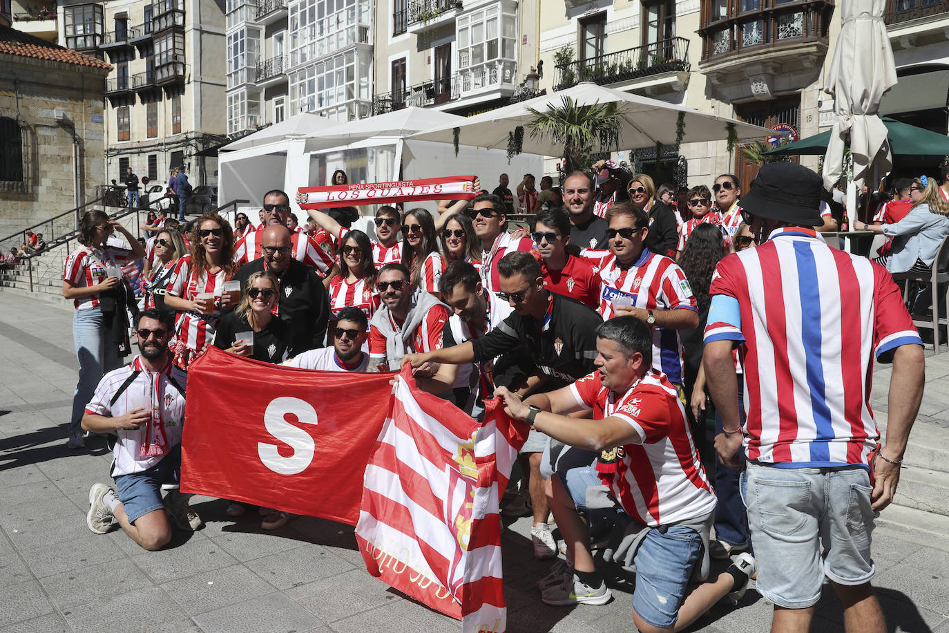 Ambientazo en Santander con la avalancha de sportinguistas