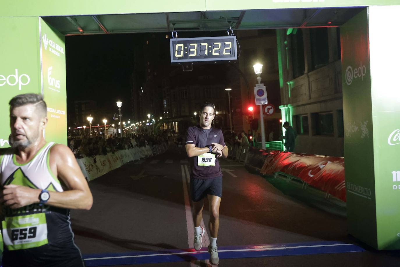 EDP Carrera Nocturna de Gijón en imágenes