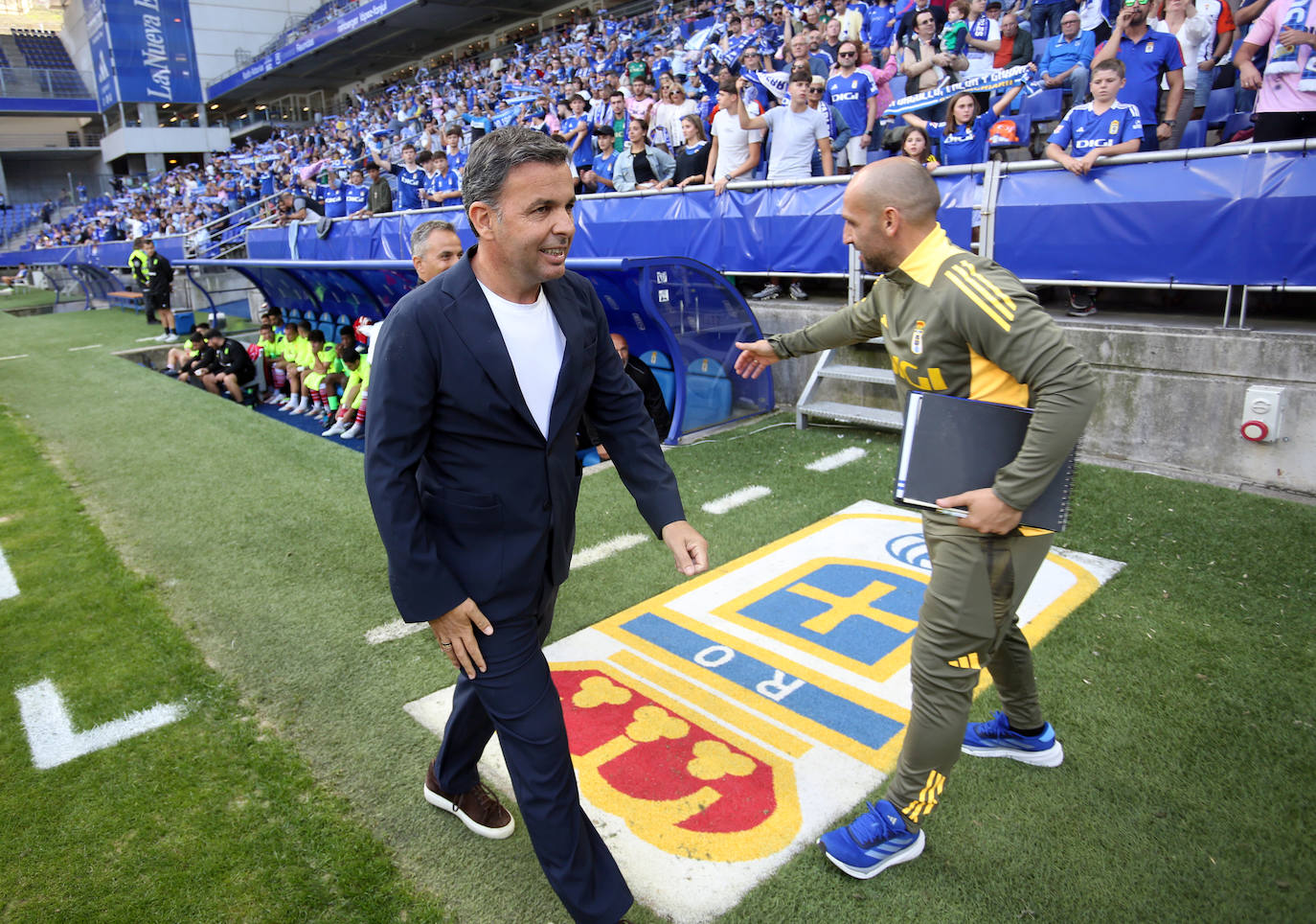 Las imágenes que deja el partido entre el Real Oviedo y el Cartagena