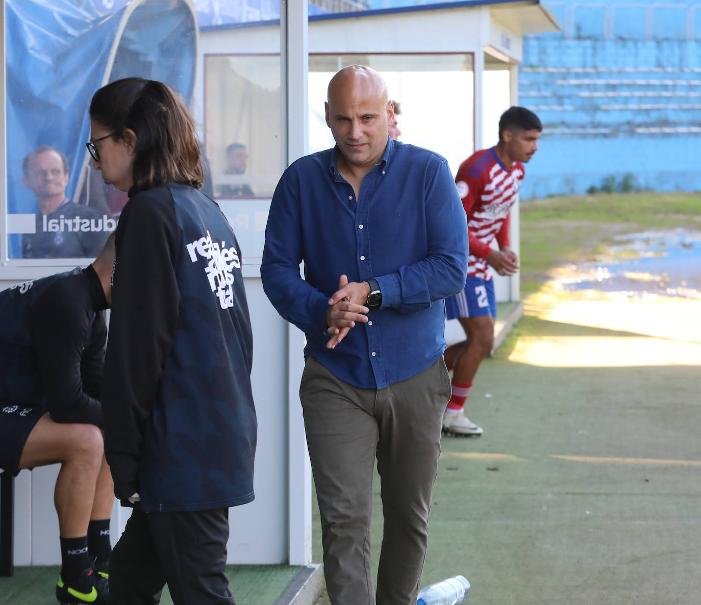 Las imágenes que deja el partido entre el Real Avilés y el Llanera