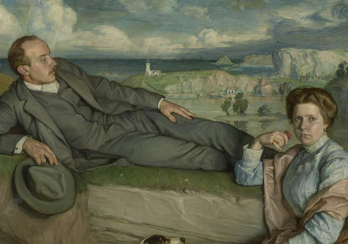 'Retrato de Jesús y Josefa Soria', del avilesino Nicolás Soria.