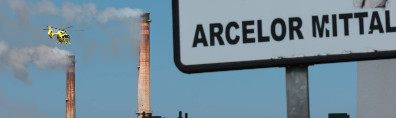 La grave explosión en Arcelor, en imágenes