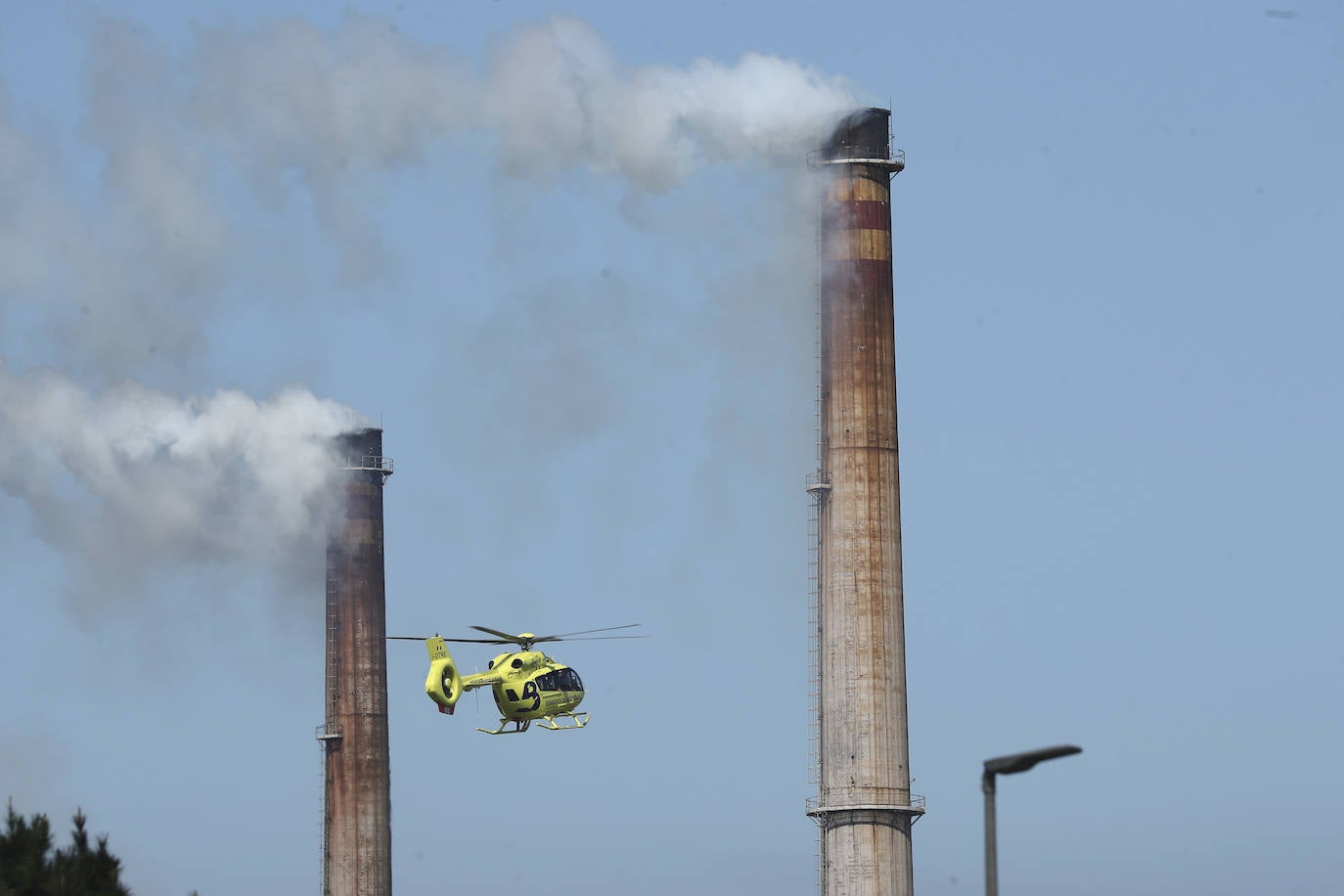 La grave explosión en Arcelor, en imágenes