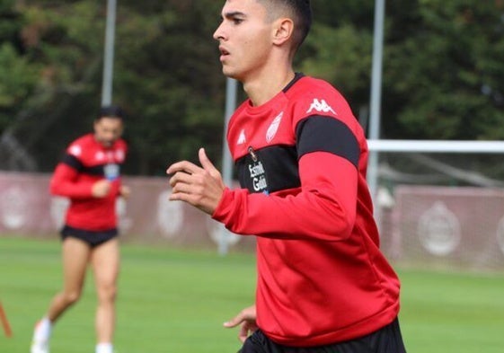 Jesús Fernández, durante su etapa en el Lugo.