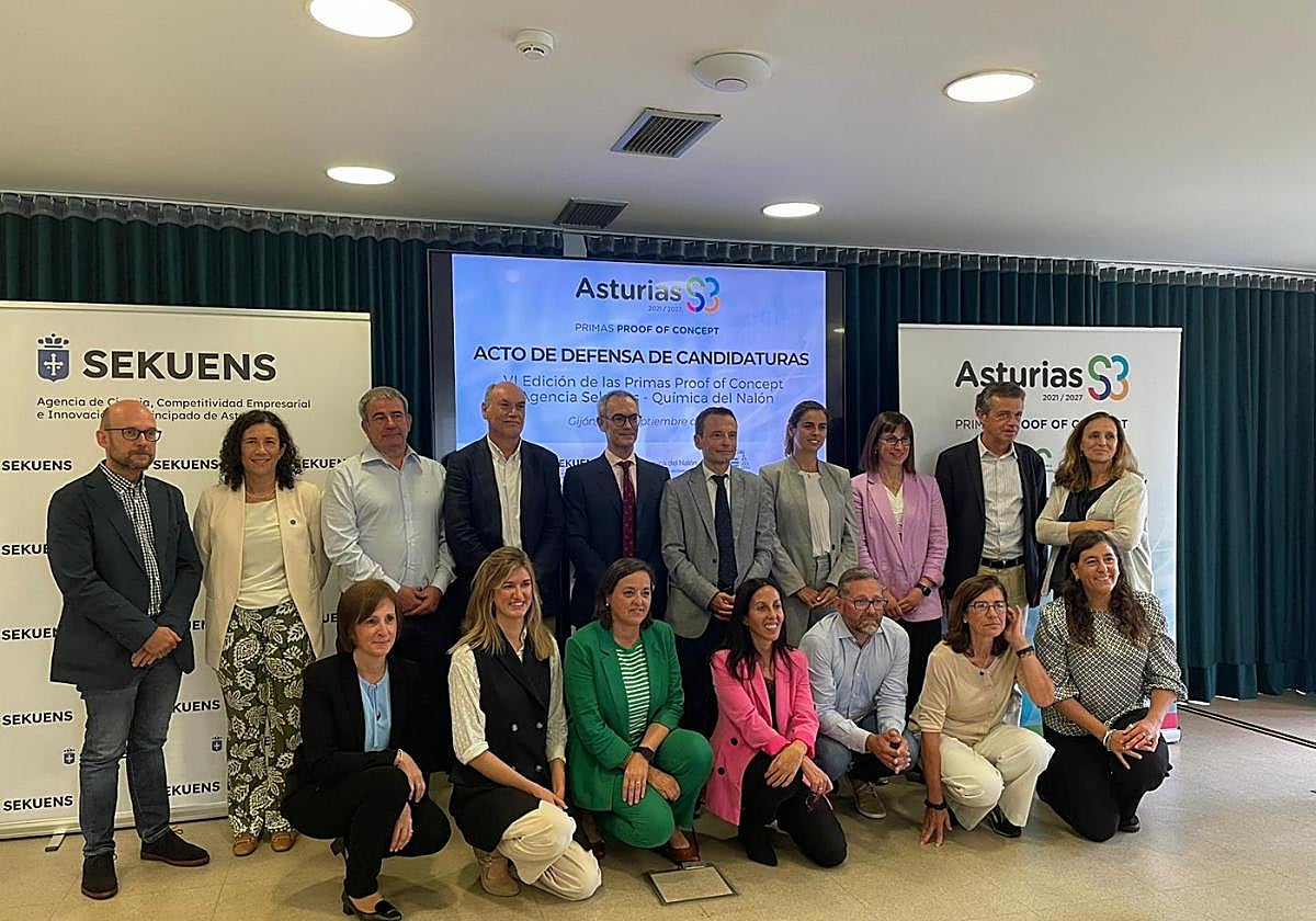 Participantes en la VI edición del programa de pruebas de concepto para Química del Nalón.