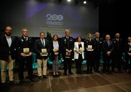 Presentación del libro de la Policía Nacional en el Antiguo Instituto de Gijón.