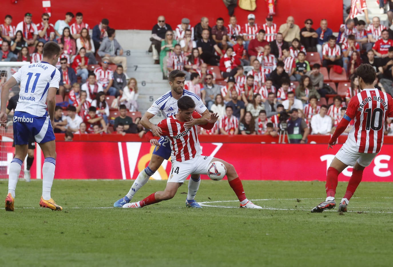 Las mejores imágenes del Sporting de Gijón - Real Zaragoza