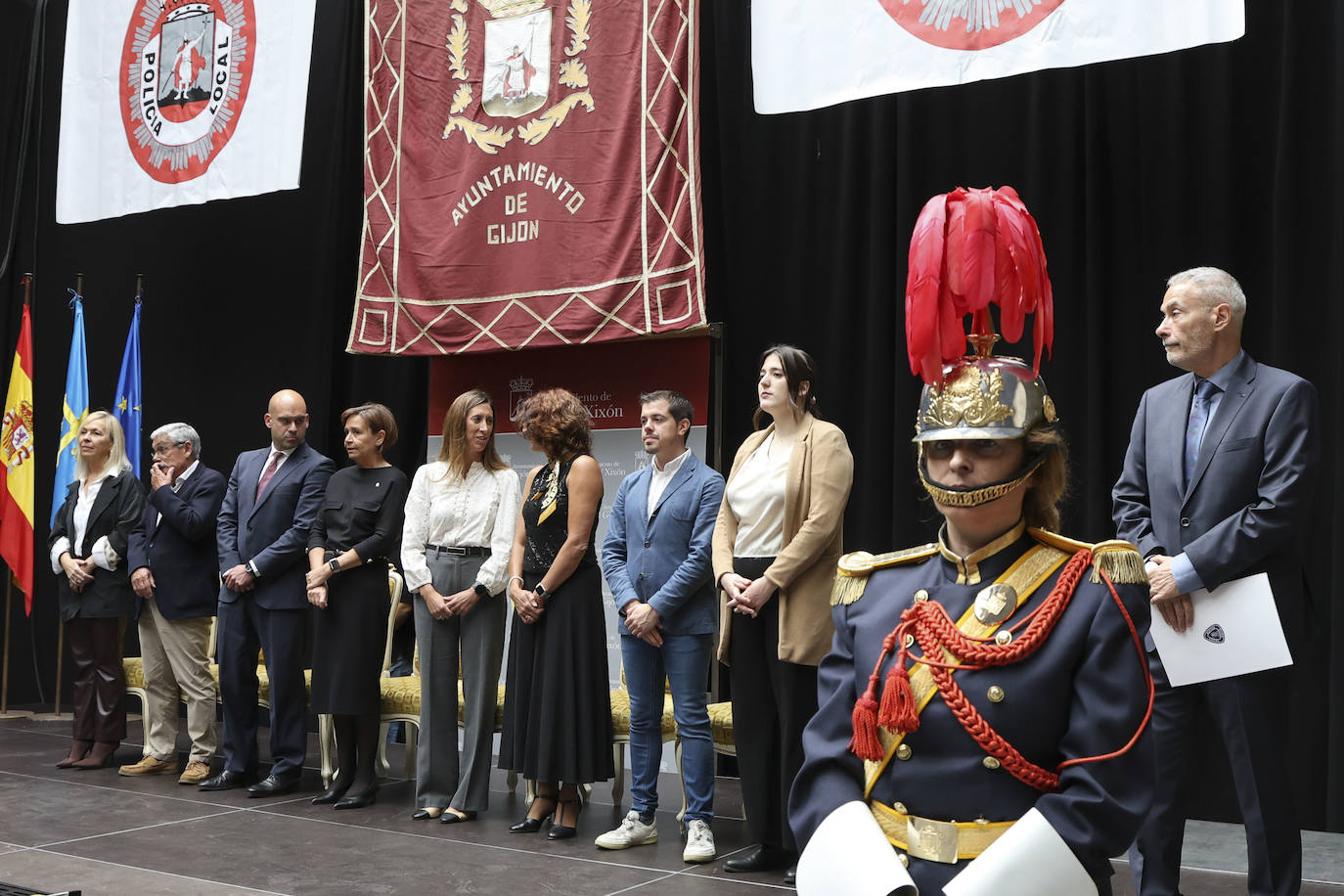 La celebración de la Policía Local de Gijón, en imágenes