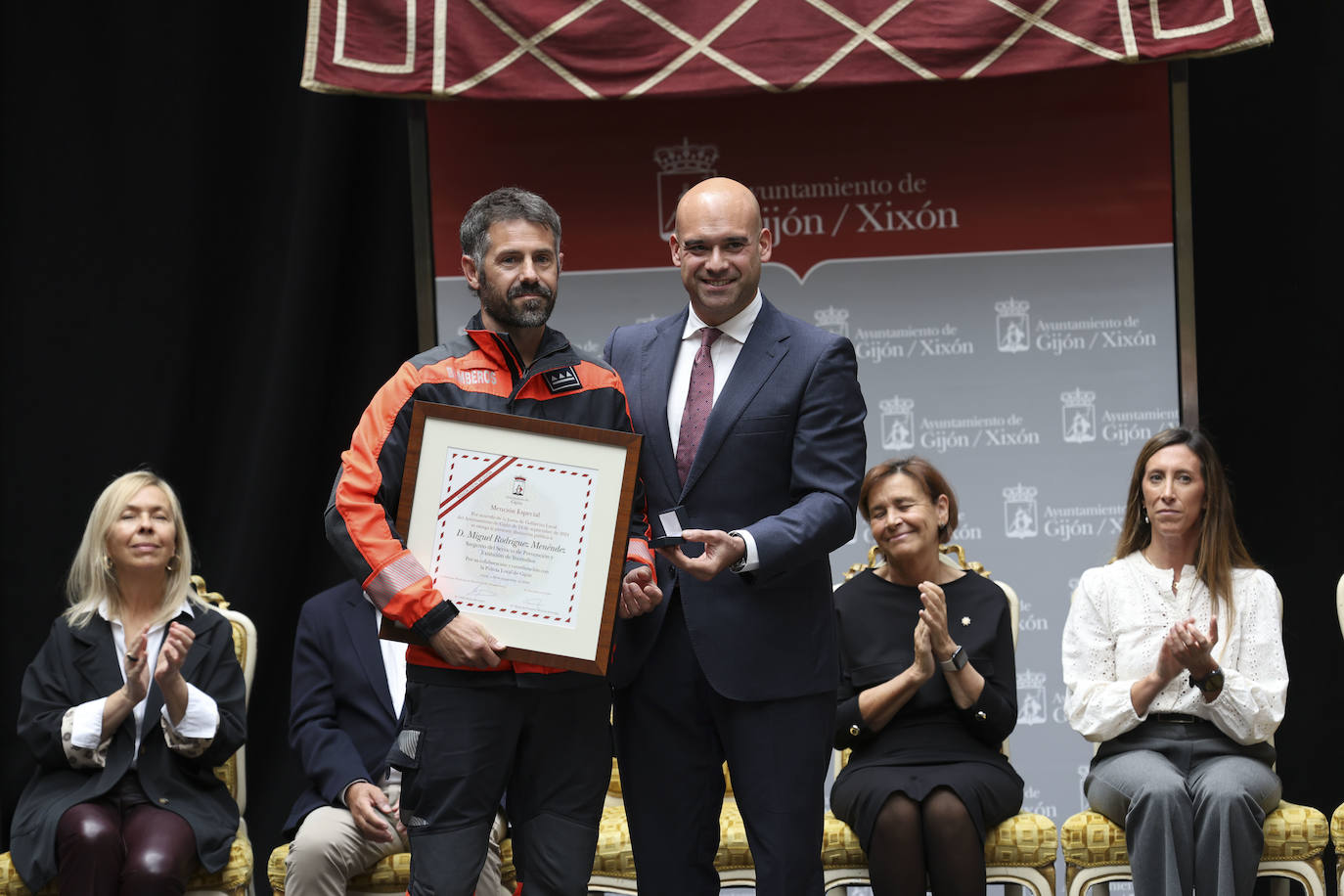 La celebración de la Policía Local de Gijón, en imágenes