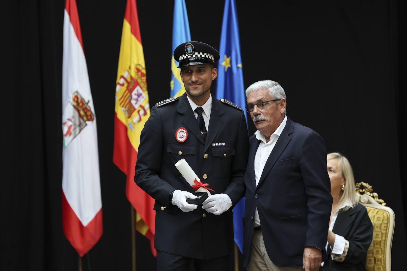 La celebración de la Policía Local de Gijón, en imágenes