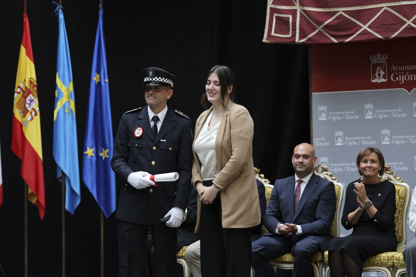 La celebración de la Policía Local de Gijón, en imágenes