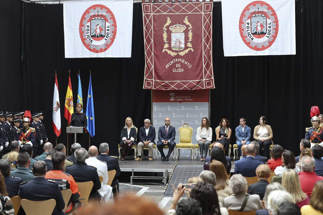 La celebración de la Policía Local de Gijón, en imágenes