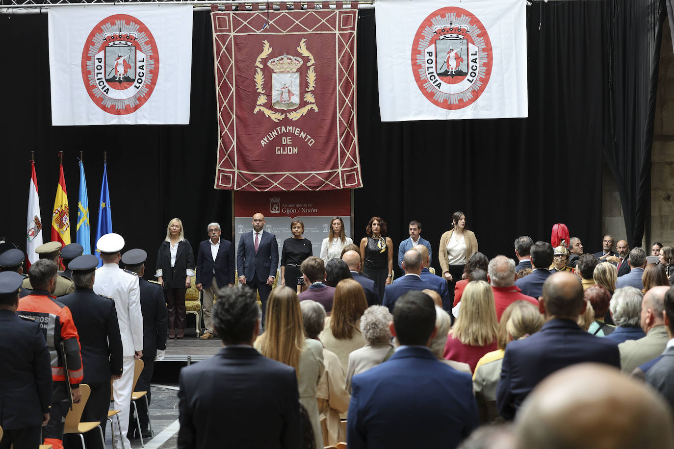 La celebración de la Policía Local de Gijón, en imágenes