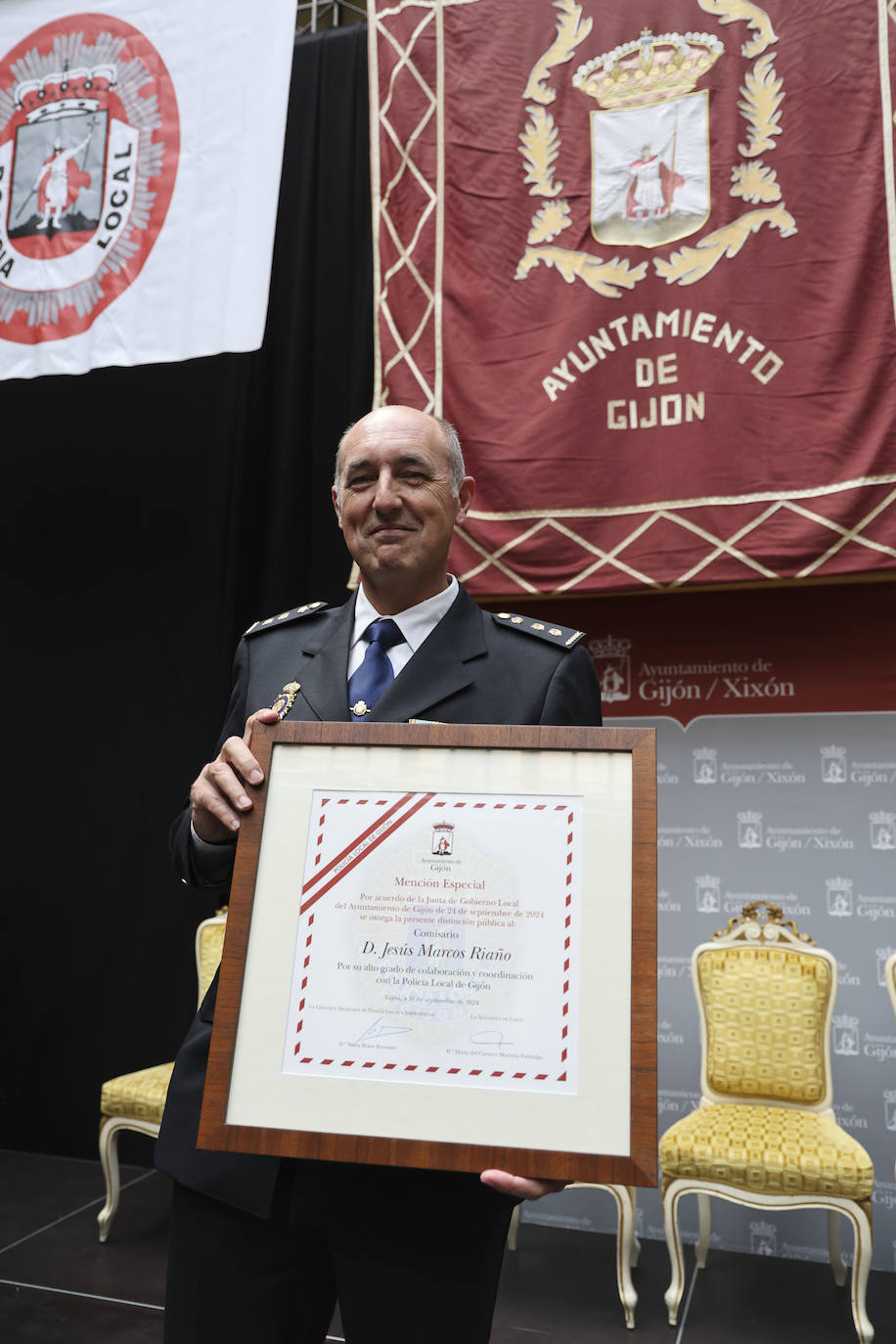 La celebración de la Policía Local de Gijón, en imágenes