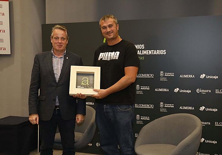 Pablo Arques con Marcelino Marcos Líndez.