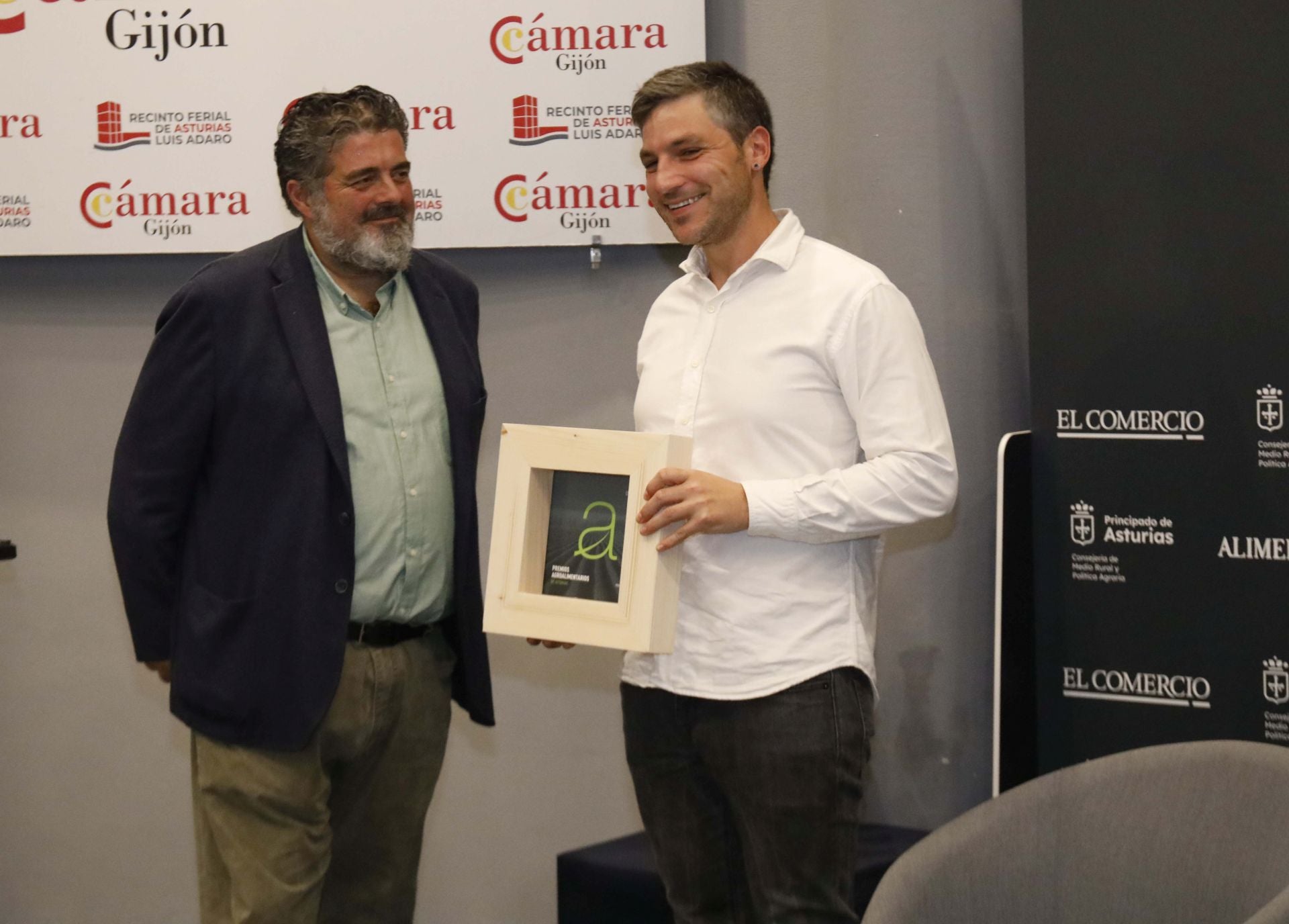 Fernando Farpón con Octavio Villa.