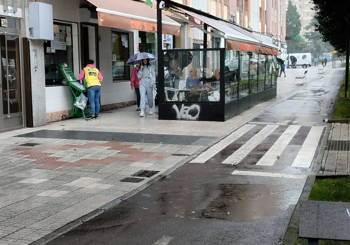 Tramo de la avenida de Gaspar García Laviana donde tuvo lugar el atropello.