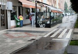 Tramo de la avenida de Gaspar García Laviana donde tuvo lugar el atropello.