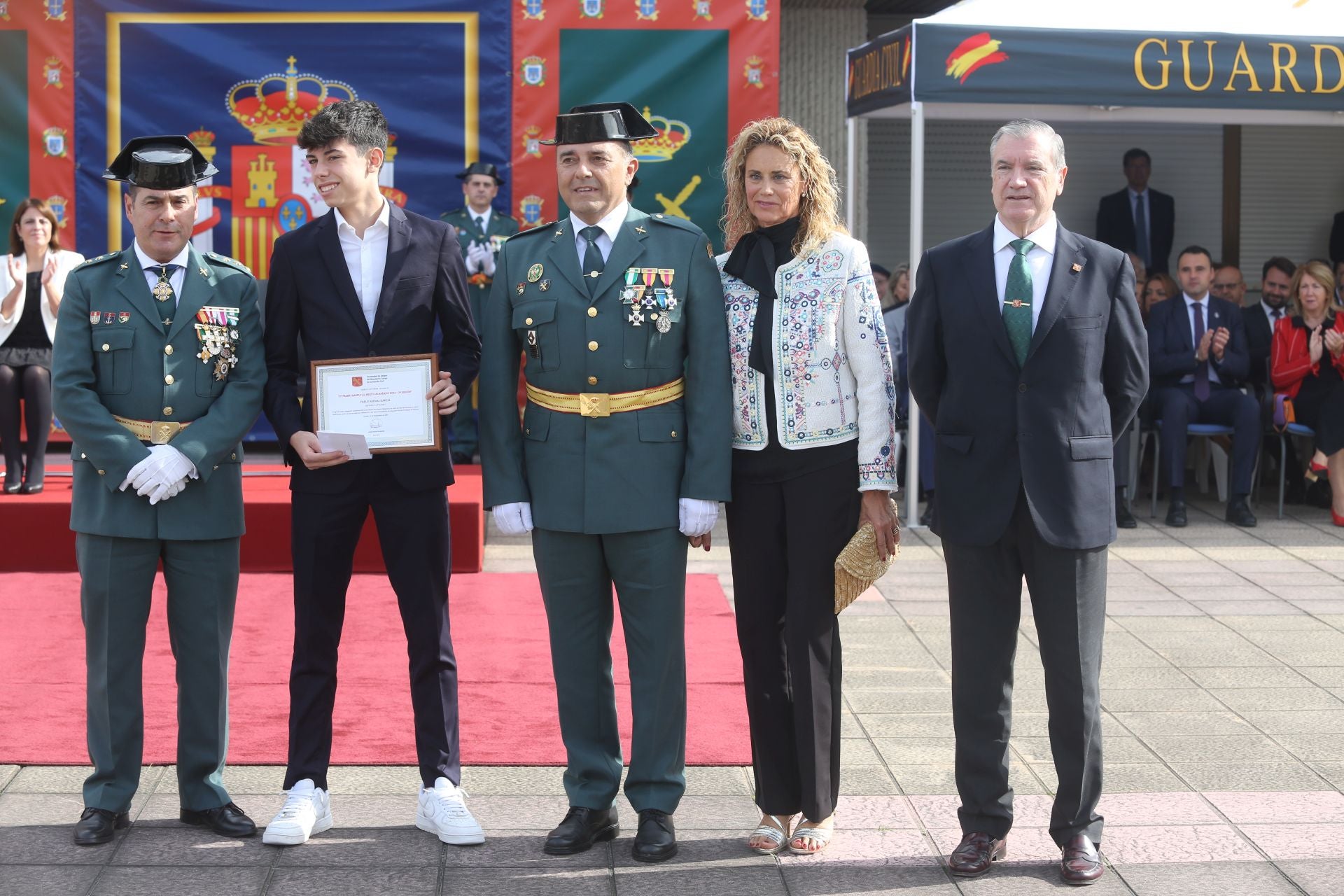 El Día del Pilar ensalza en Oviedo el «sacrificio y la entrega» de la Guardia Civil