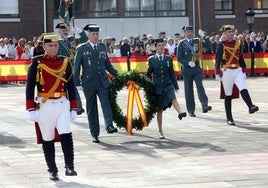 El Día del Pilar ensalza en Oviedo el «sacrificio y la entrega» de la Guardia Civil