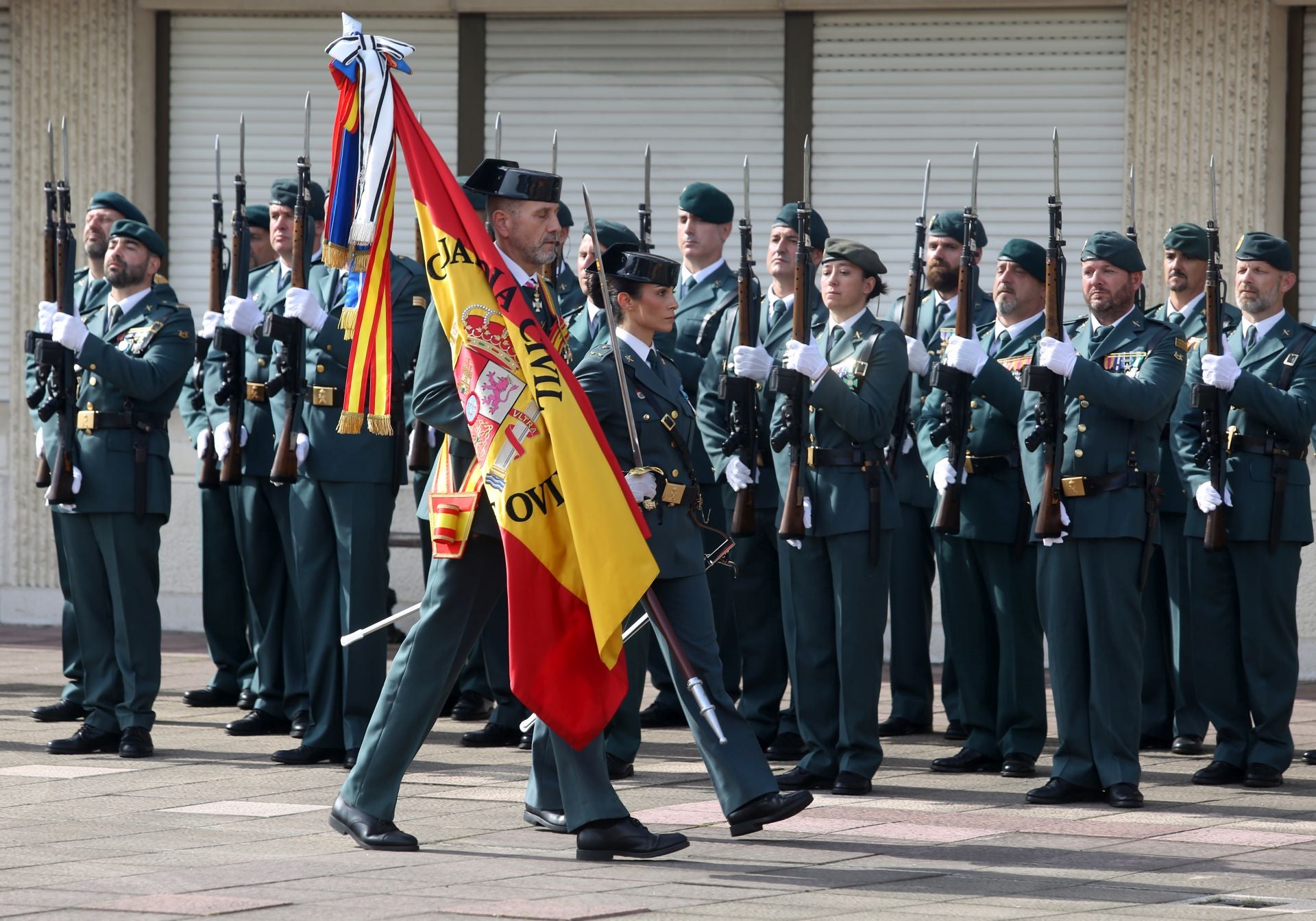 El Día del Pilar ensalza en Oviedo el «sacrificio y la entrega» de la Guardia Civil