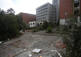 El abandonado complejo sanitario de El Cristo.