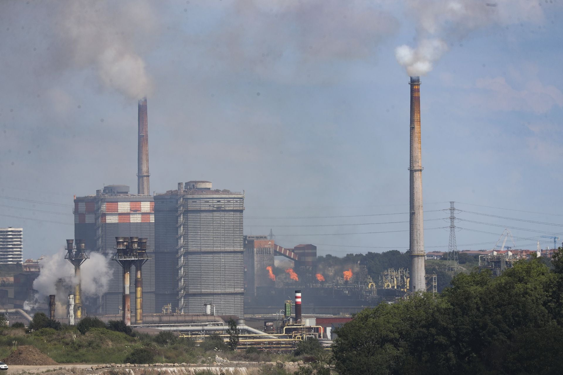 La factoría de Arcelor en Gijón.