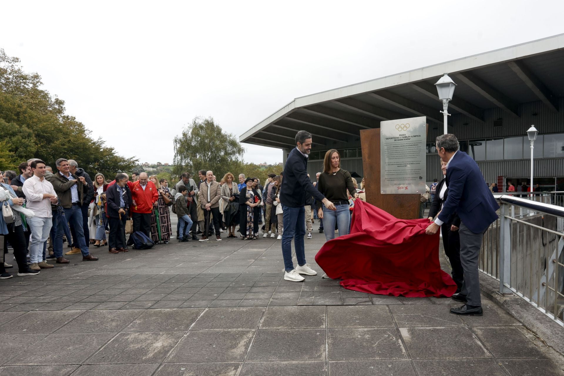 Los olímpicos de Gijón ya tienen su paseo