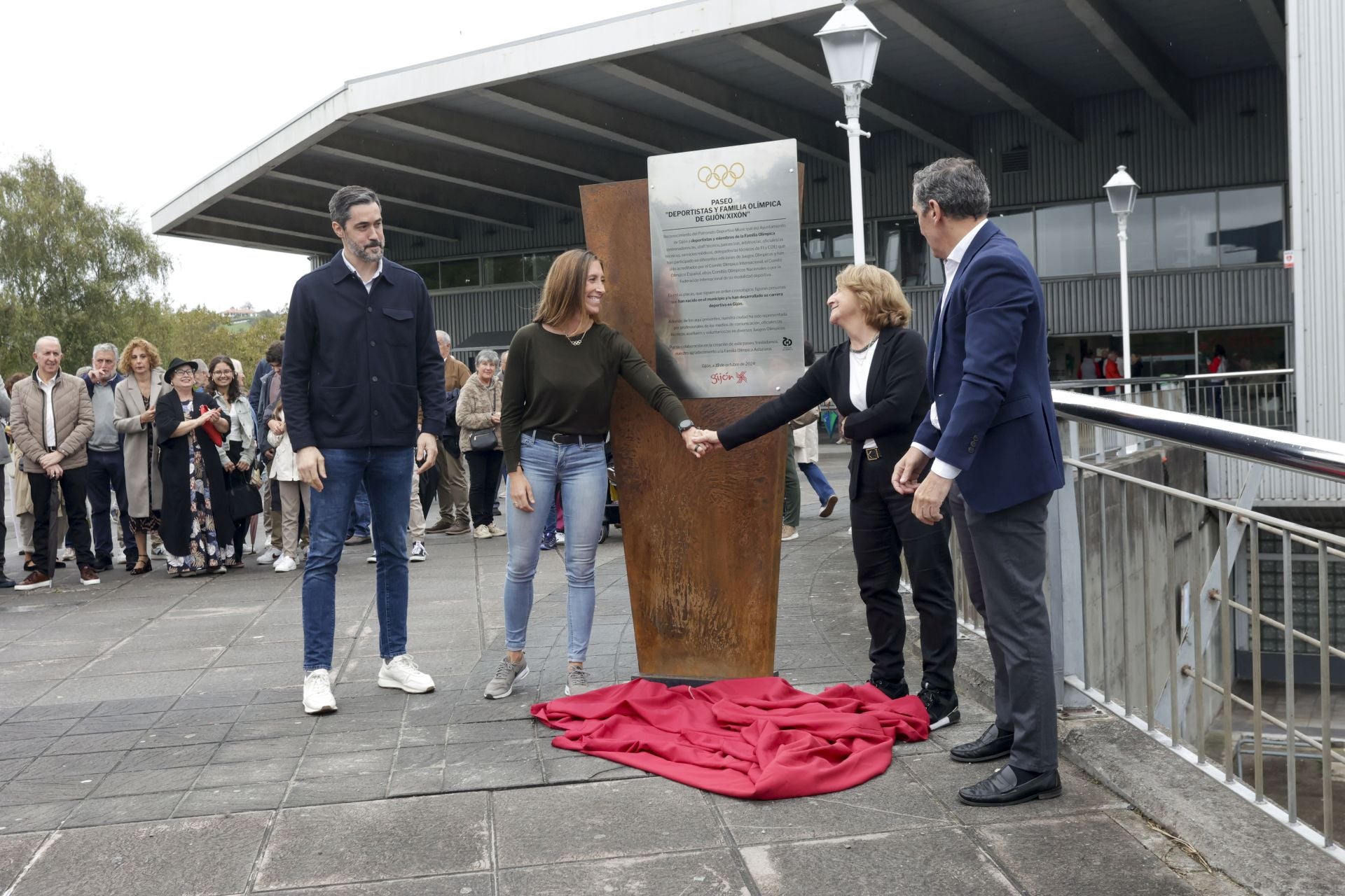 Los olímpicos de Gijón ya tienen su paseo