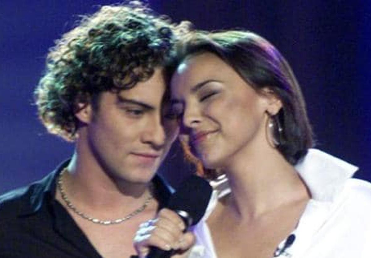 David Bisbal y Chenoa.