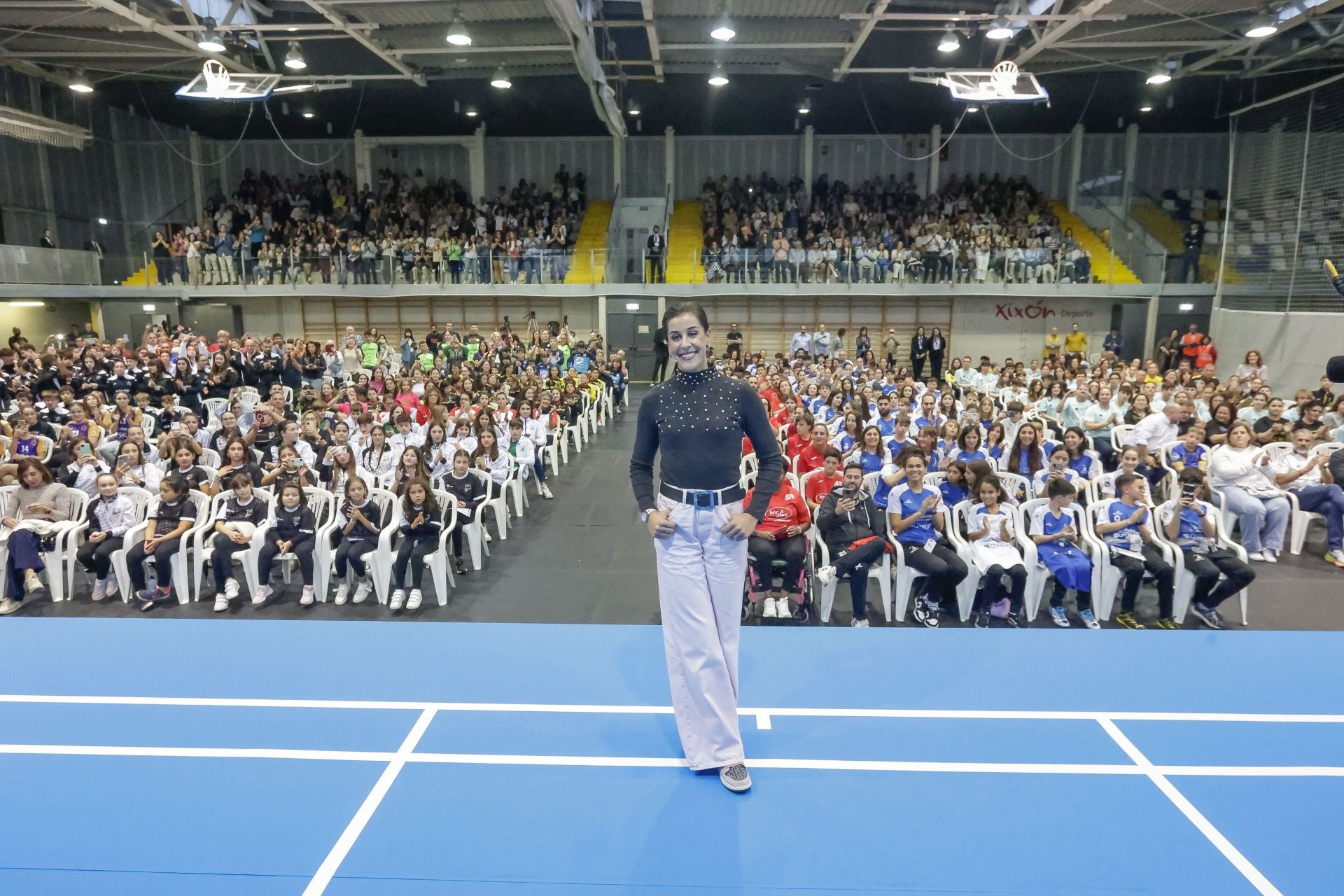 Carolina Marín crea escuela en Gijón junto a Craviotto