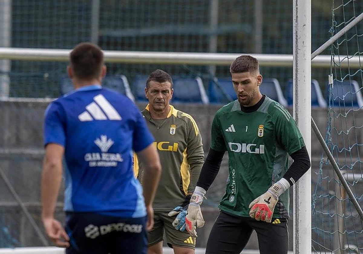 Entrenamiento de este jueves en el Tartiere.