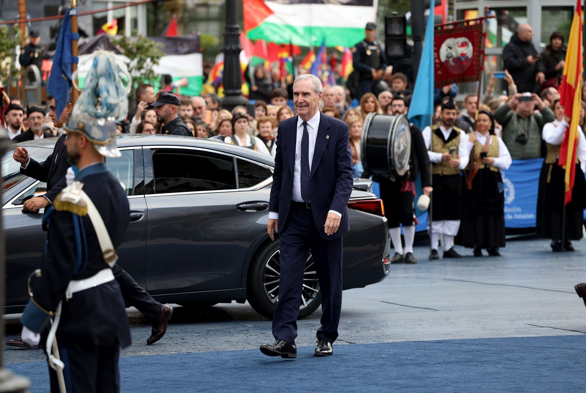 La alfombra azul de los Premios Princesa de Asturias, en imágenes