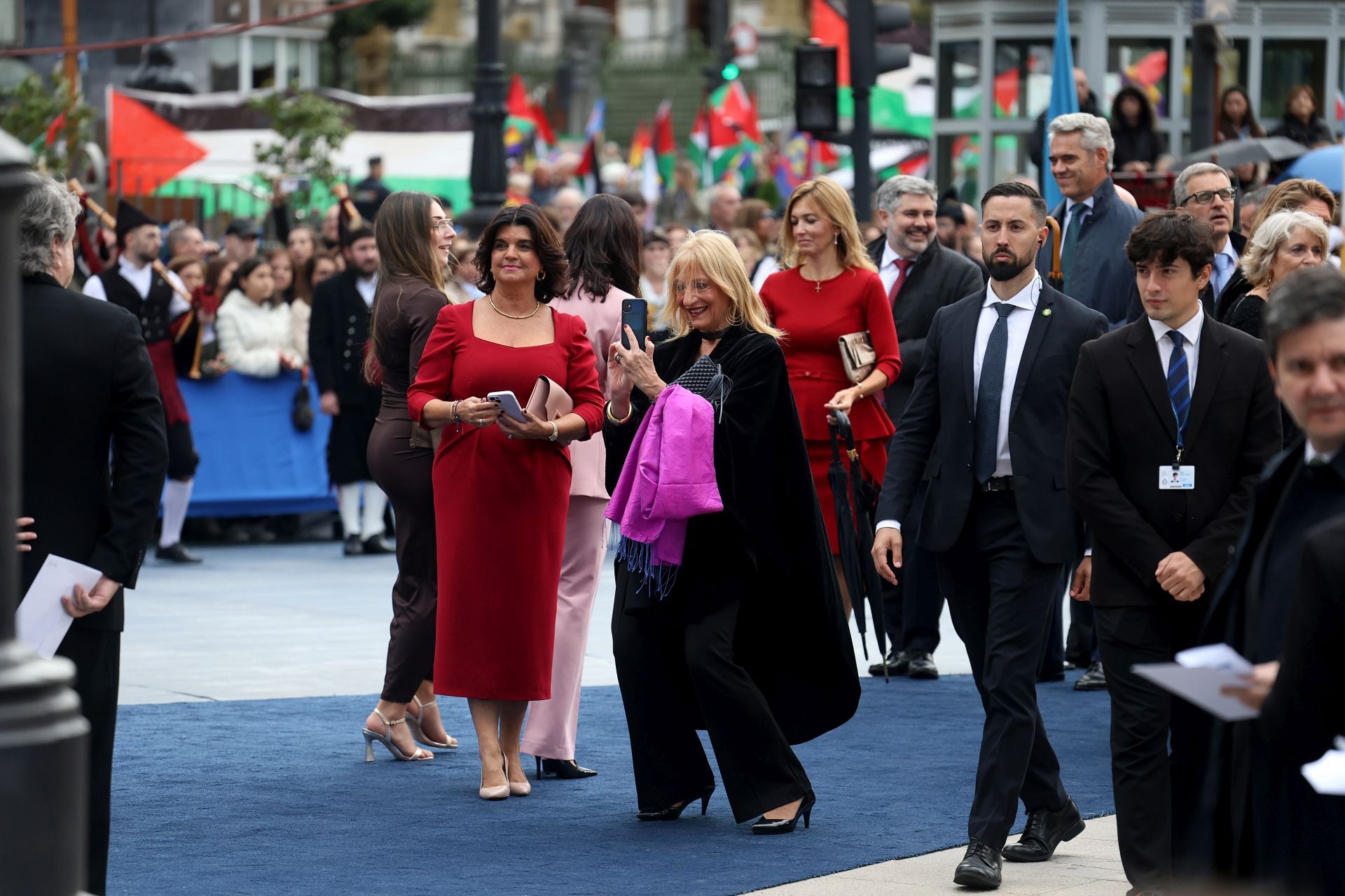 La alfombra azul de los Premios Princesa de Asturias, en imágenes