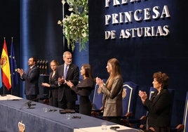 Sigue la entrega de los Premios Princesa de Asturias.