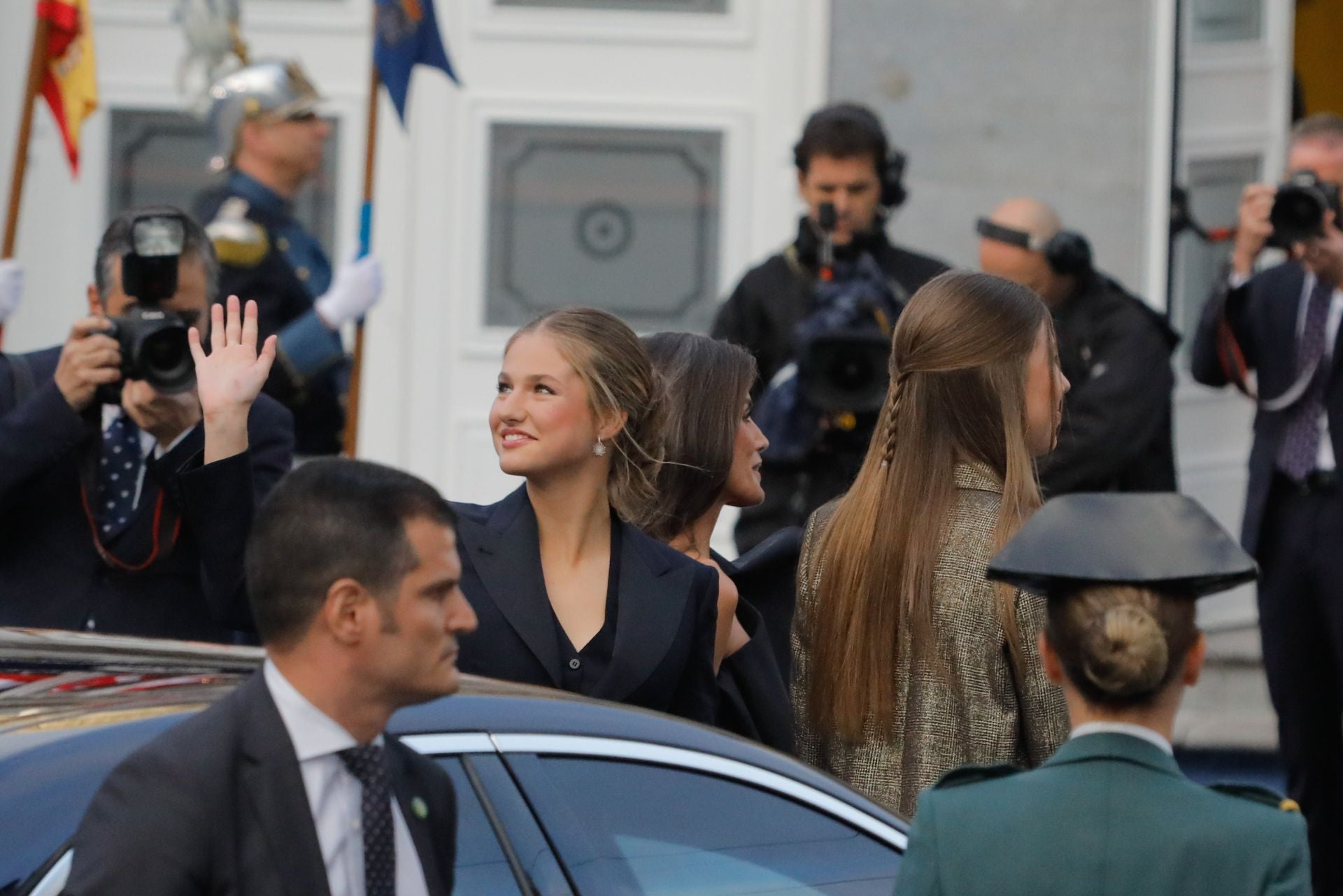 Los &#039;looks&#039; de la Reina Letizia, la Princesa Leonor y la Infanta Sofía en los Premios