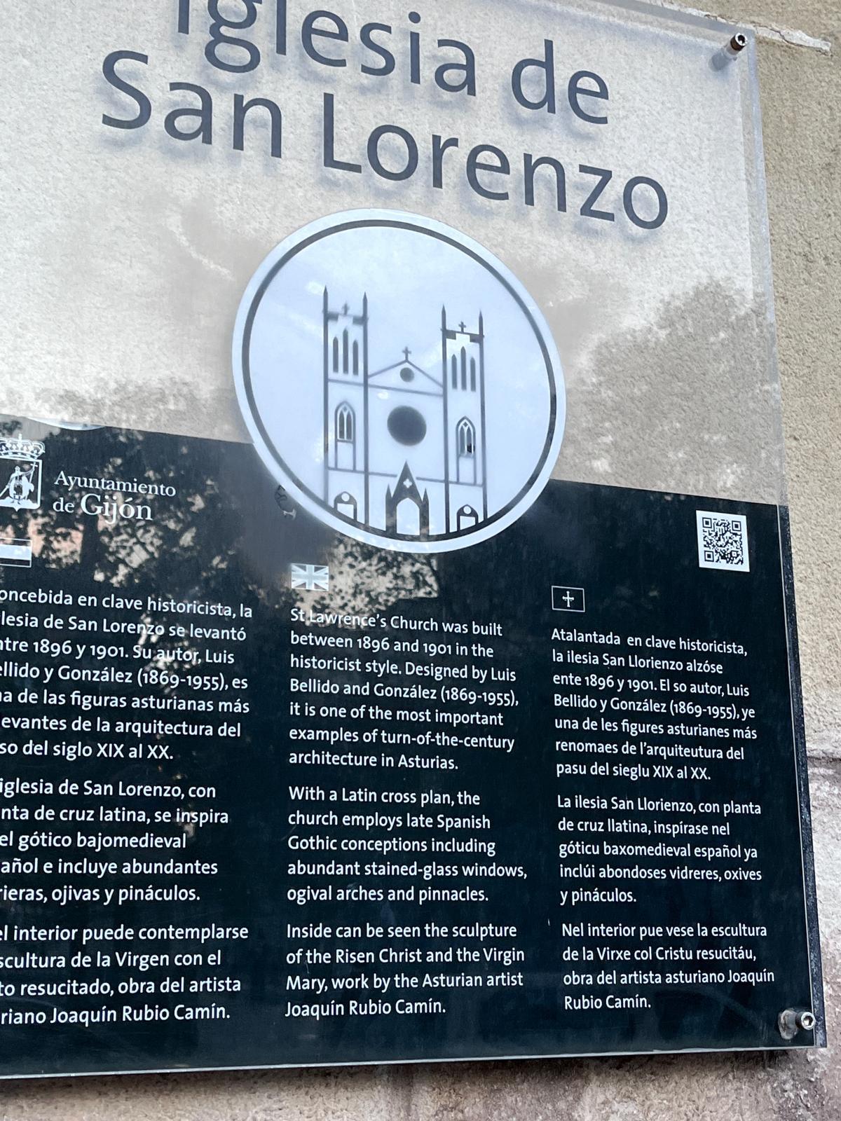 La iglesia de San Lorenzo, en Gijón, reabre tras un cambio de cara