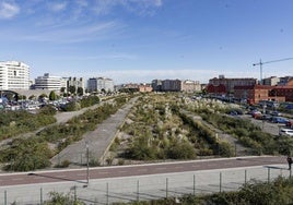 Terrenos liberados por el plan de vías de la ciudad.