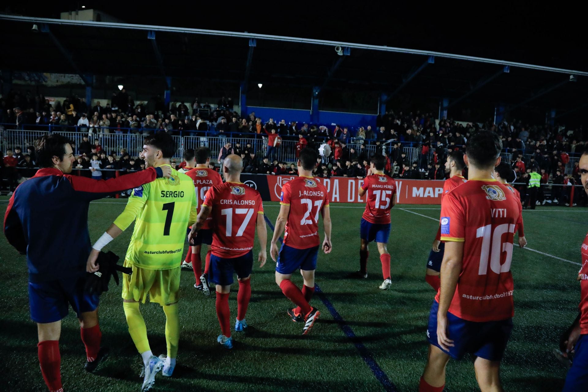 El partido del Astur en Copa del Rey, en imágenes