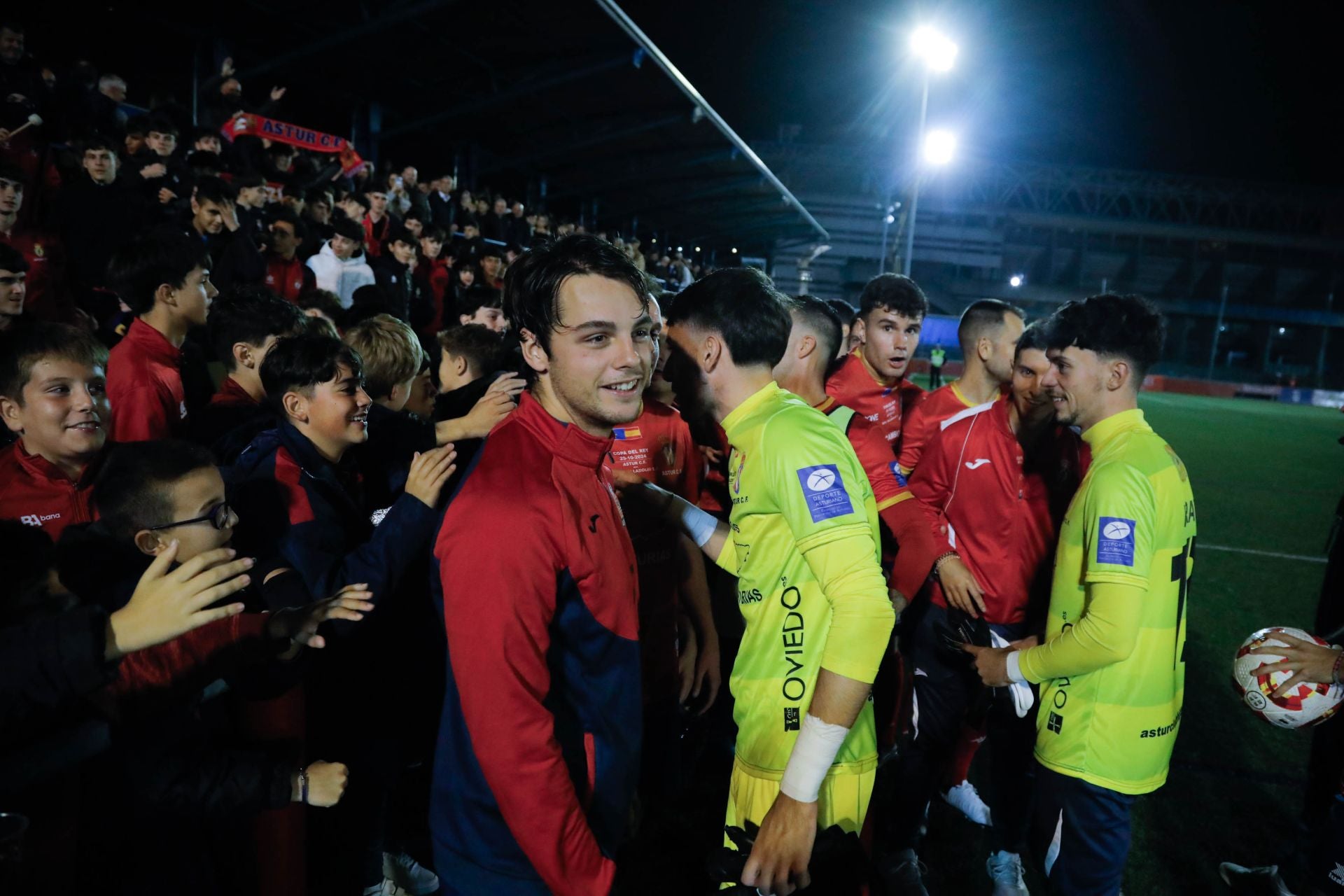 El partido del Astur en Copa del Rey, en imágenes