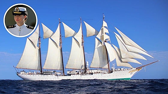 La Princesa de Asturias visitará por primera vez Gijón durante su formación en el 'Elcano'