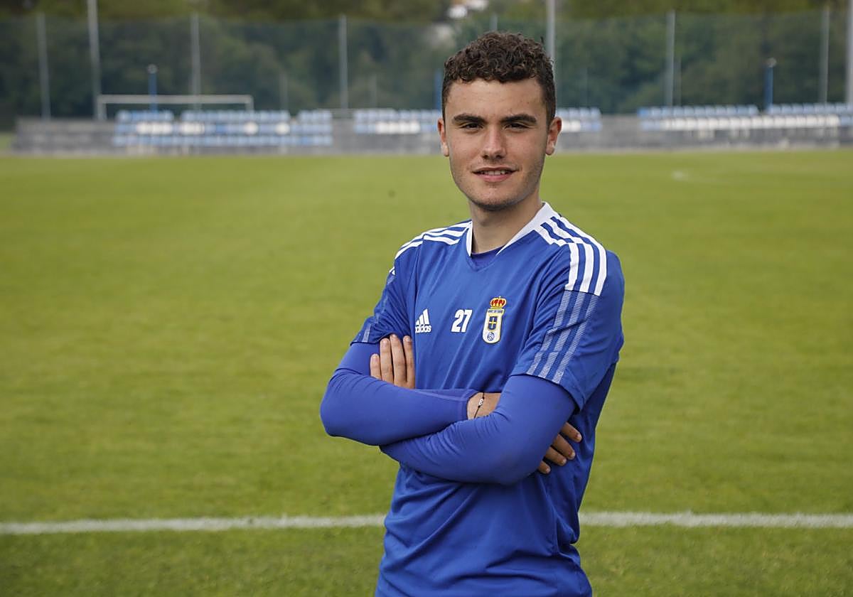 El canterano del Real Oviedo Álex Cardero.