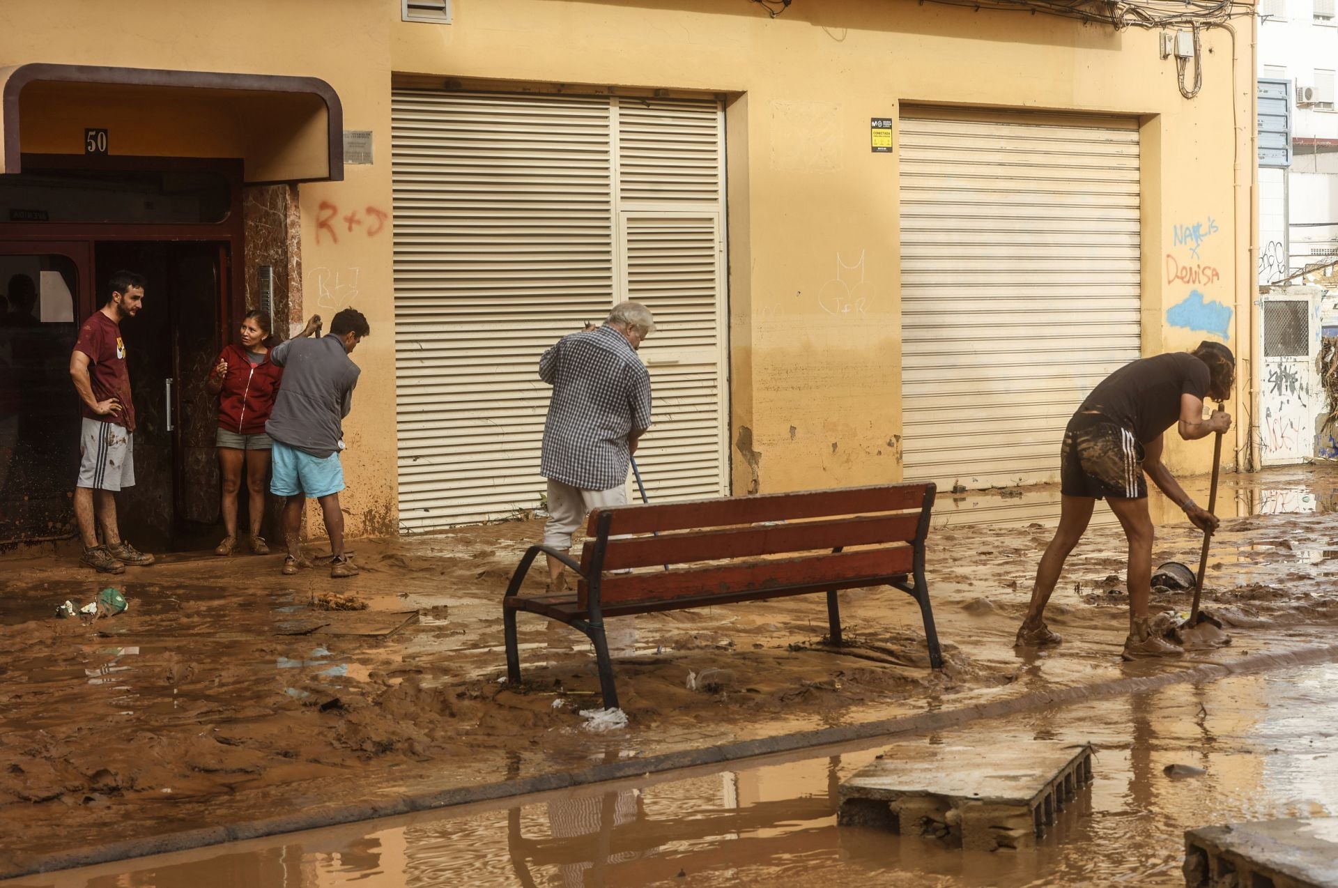 Las imágenes que deja la Dana en la Comunidad Valenciana, Castilla-La Mancha y Andalucía