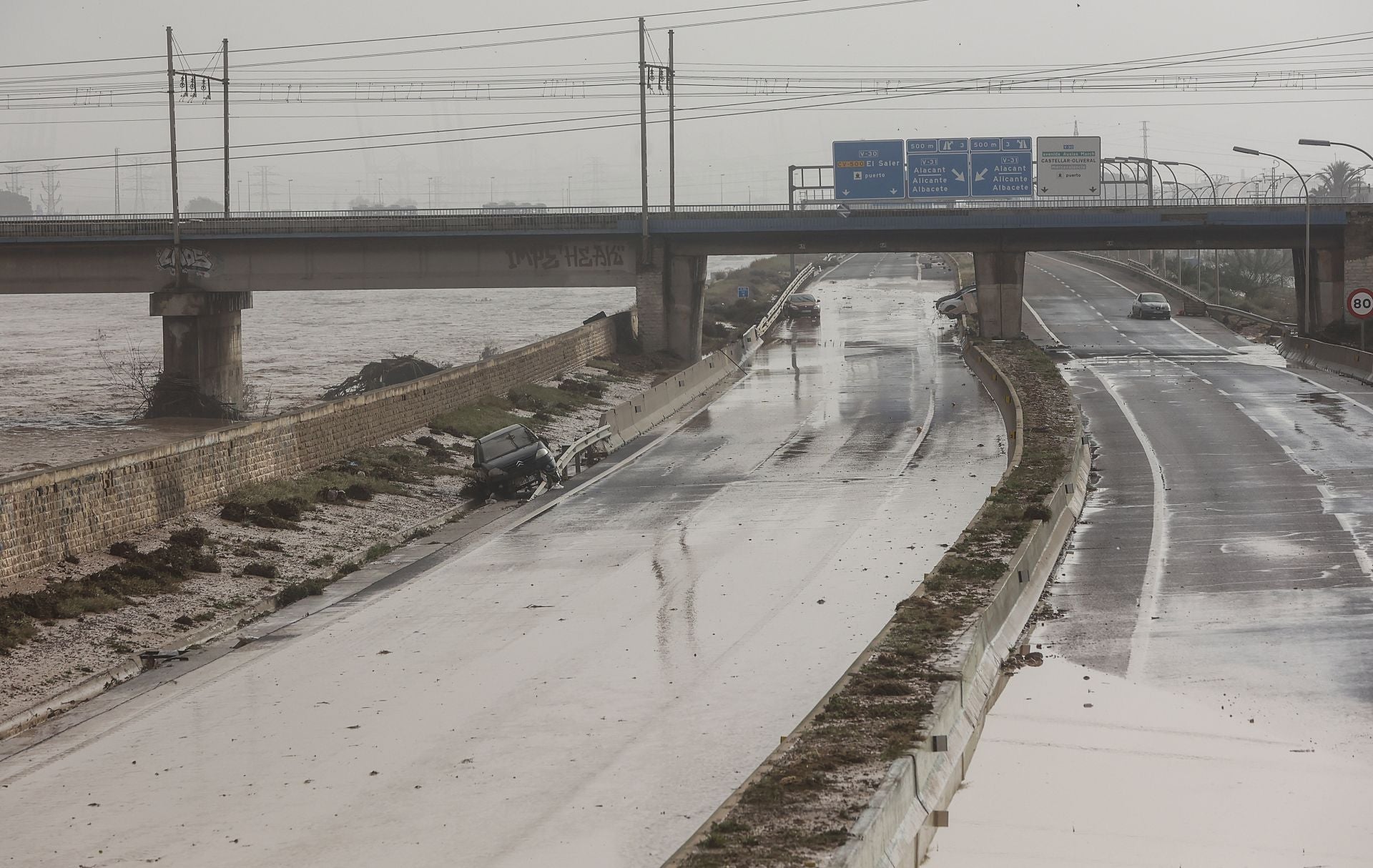 Las imágenes que deja la Dana en la Comunidad Valenciana, Castilla-La Mancha y Andalucía