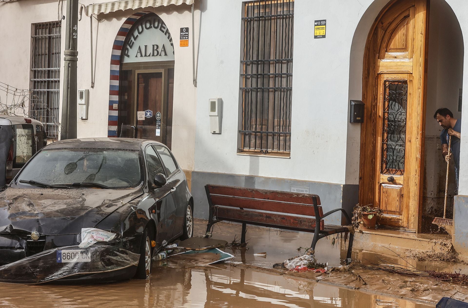 Las imágenes que deja la Dana en la Comunidad Valenciana, Castilla-La Mancha y Andalucía