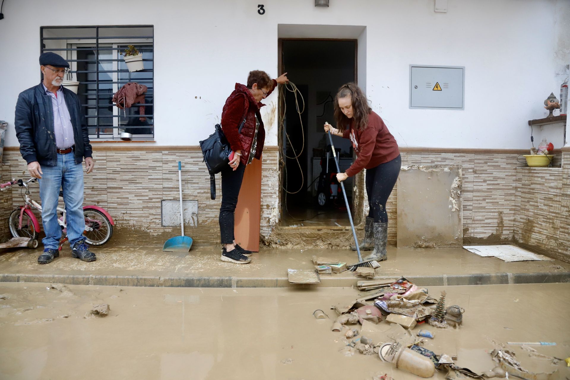 Las imágenes que deja la Dana en la Comunidad Valenciana, Castilla-La Mancha y Andalucía