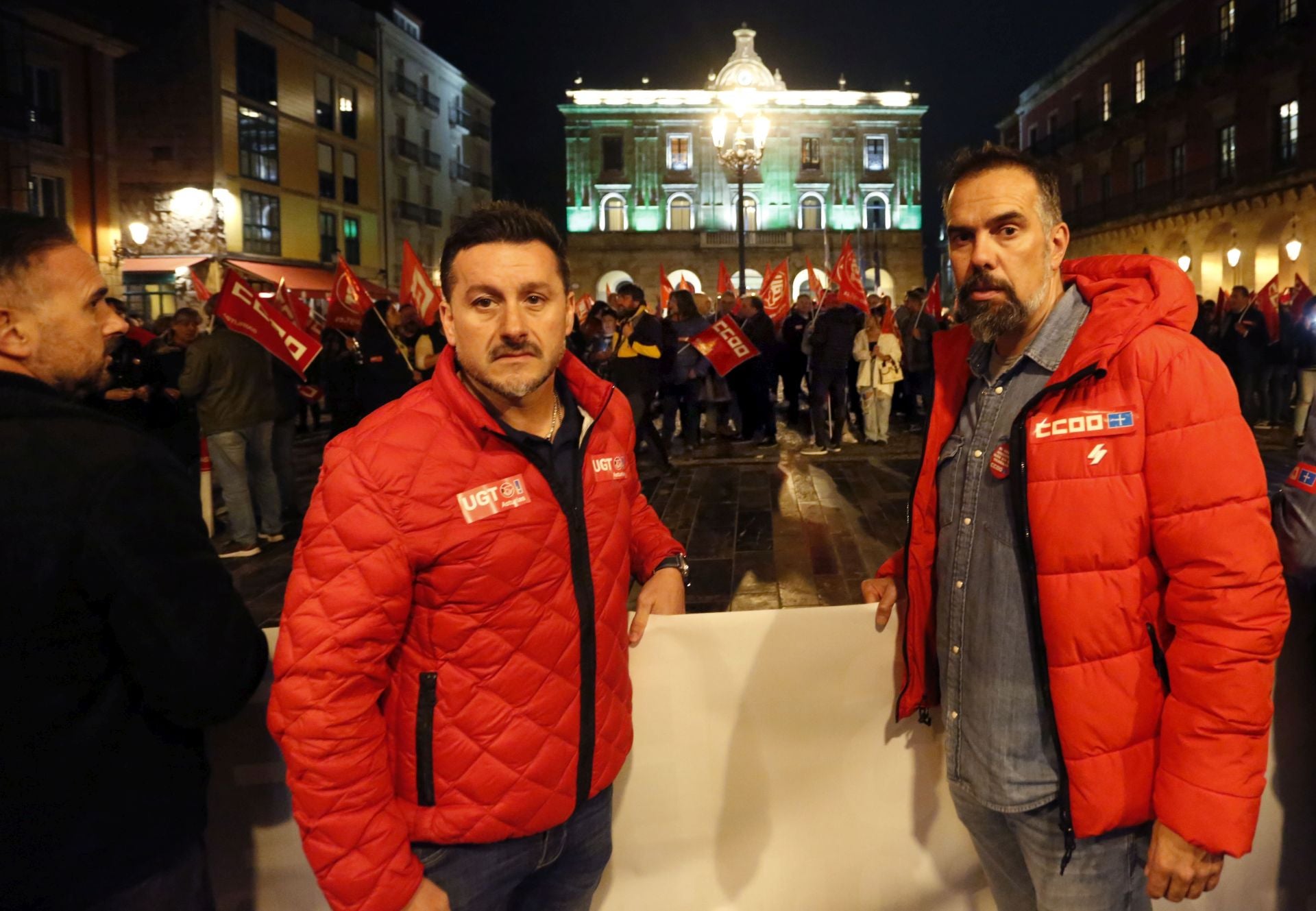 Las imágenes que deja la manifestación contra la siniestralidad laboral en Asturias